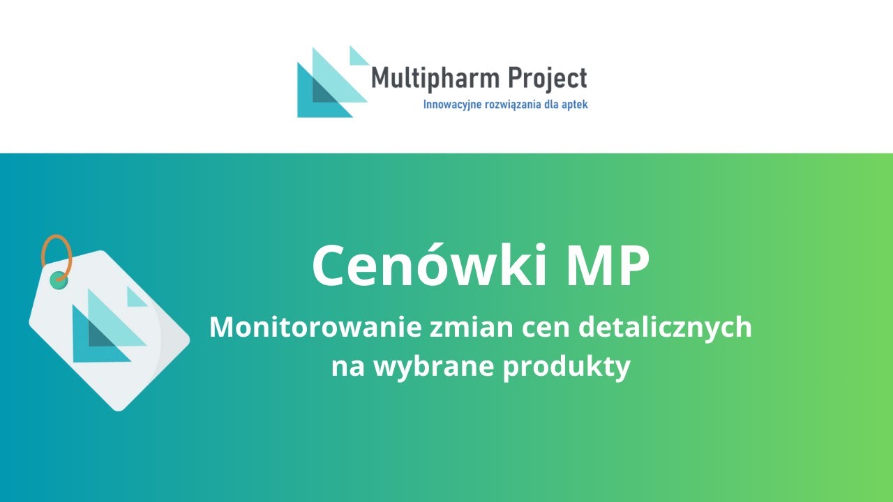 4. CenówkiMP Monitorowanie zmian cen detalicznych na produkty wystawione na półkach