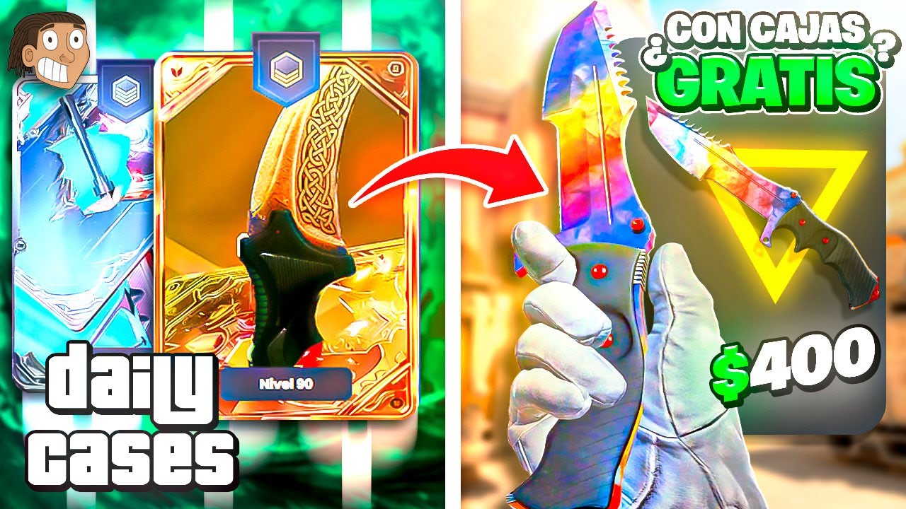 ABRÍ las CAJAS DIARIAS por NIVEL de KEY-DROP y conseguí ESTE SKIN