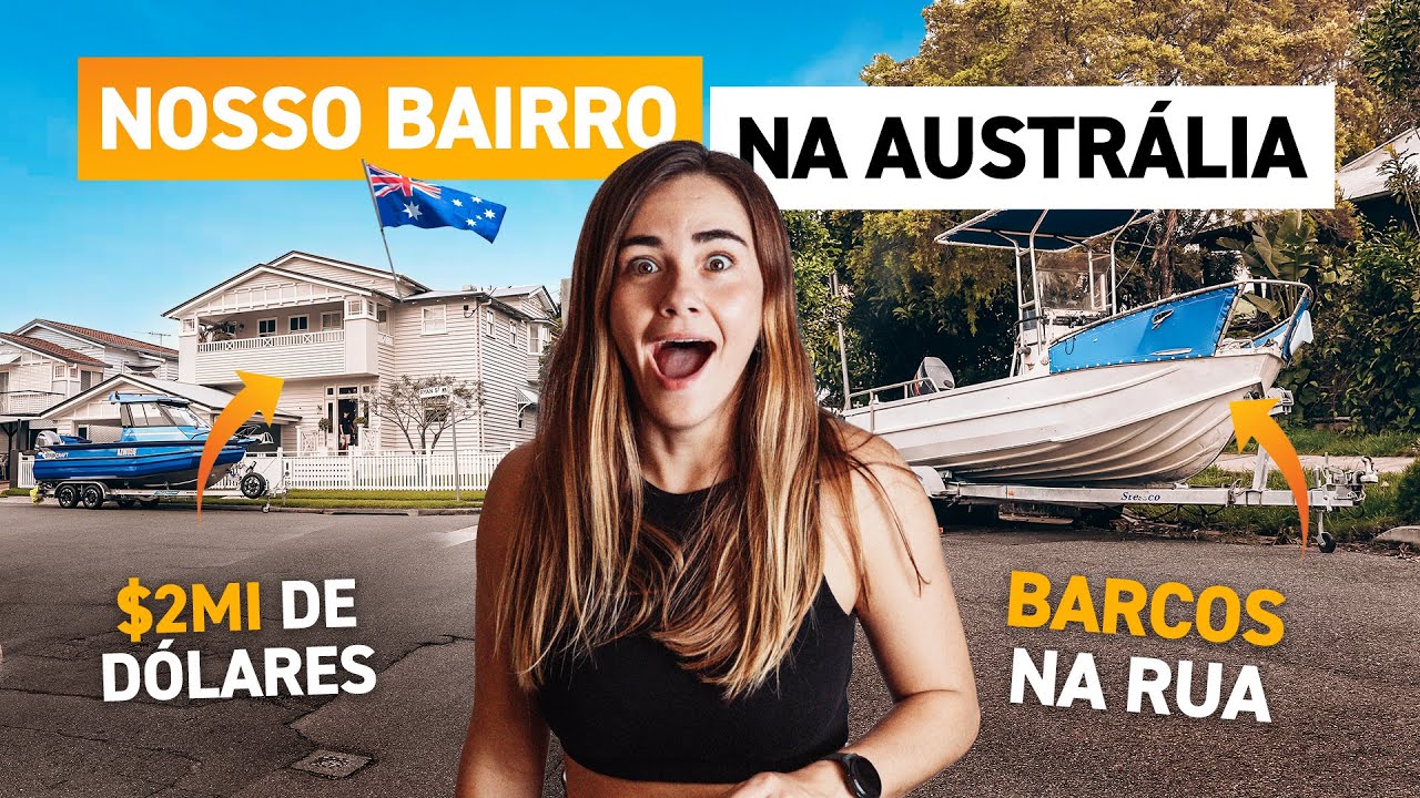Como são as casas e as ruas do nosso bairro - Vida na Austrália