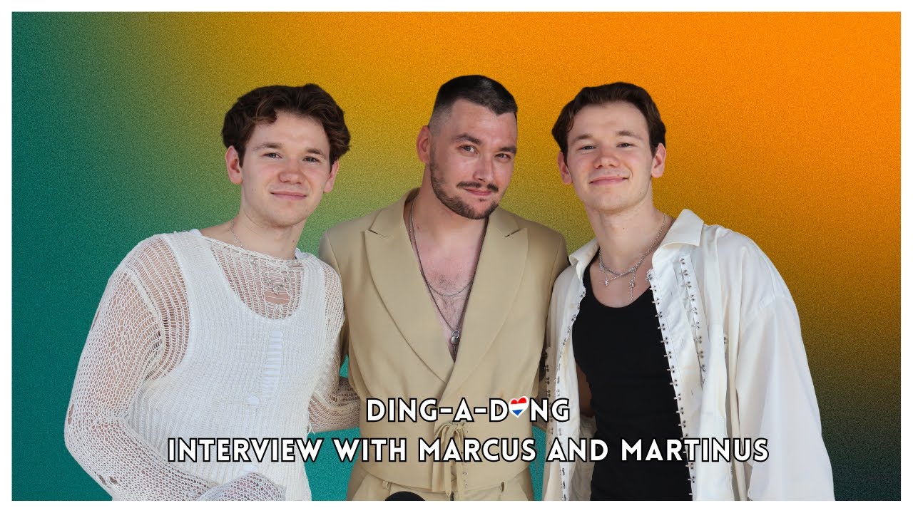 Catching up with Marcus and Martinus after their first Eurovision rehearsal in Malmö!