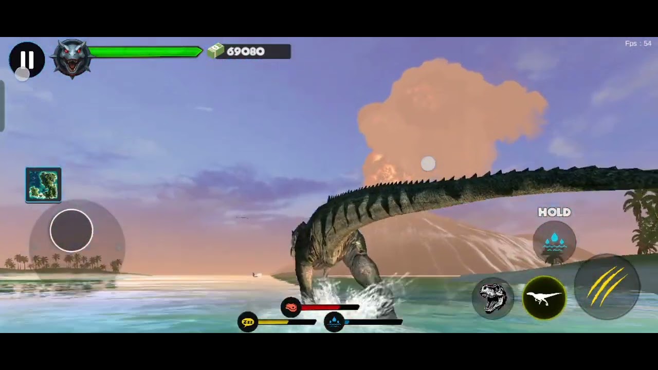 I fight using Carnotaurus and Allosaurus skins to fight prey