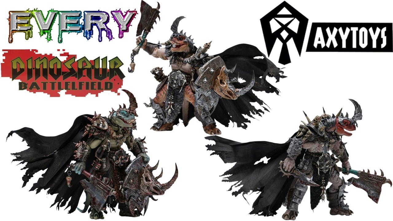 Every AXYToys Dinosaur Battlefield Comparion List