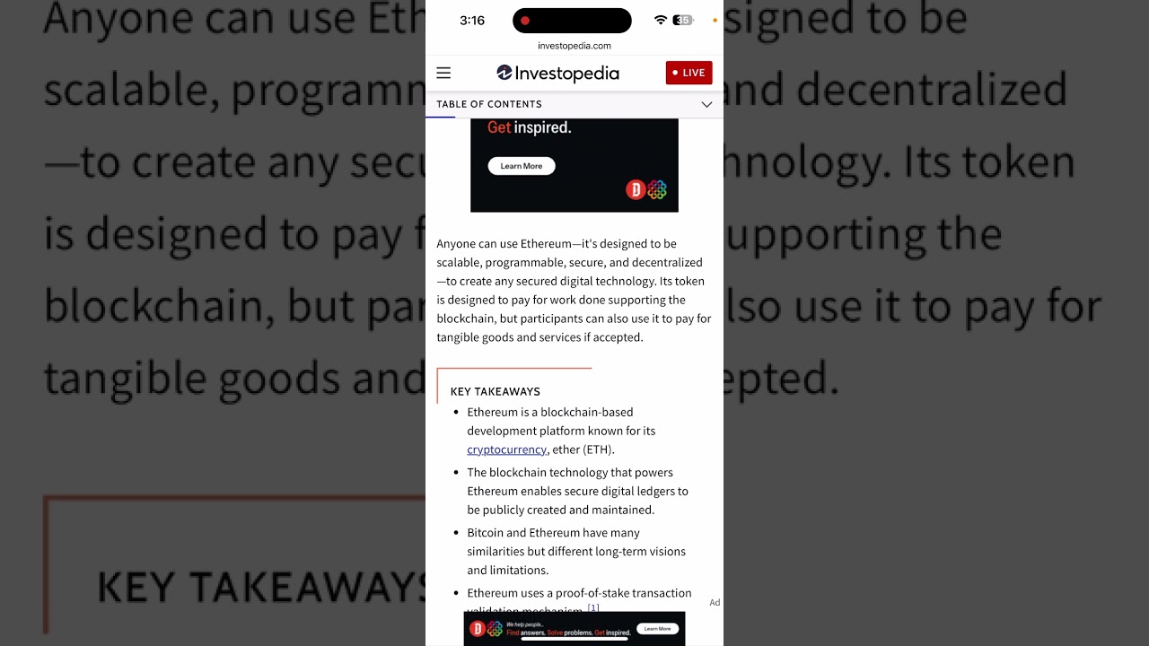 What is Ethereum cryptocurrency | Coin Compass