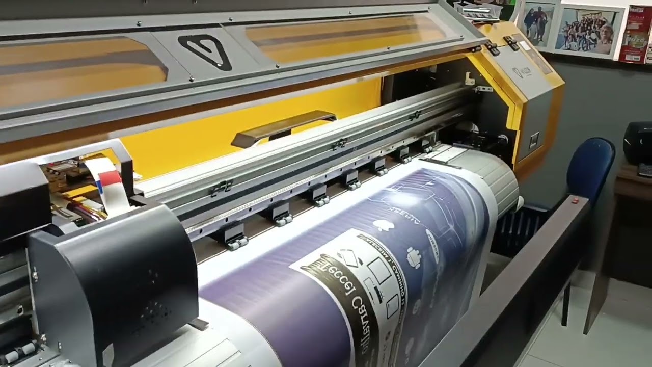 XP600 Plotter de Impress&atilde;o Sublimatica em A&ccedil;&atilde;o  #sublimaci&oacute;n #estampariadigital #impressaodigital