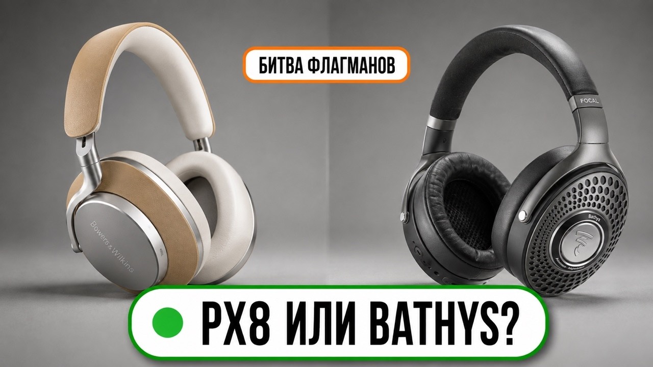Focal Bathys VS Bower Wilkins PX8 сравнение беспроводных Bluetooth наушников с шумоподавлением