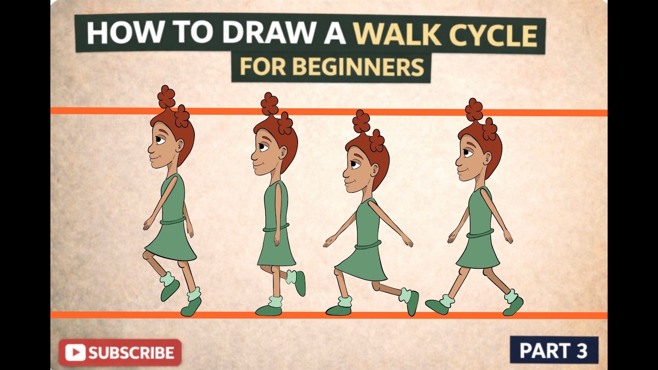How to Animate a Walk Cycle in Procreate Dreams | Beginner Animation Tutorial