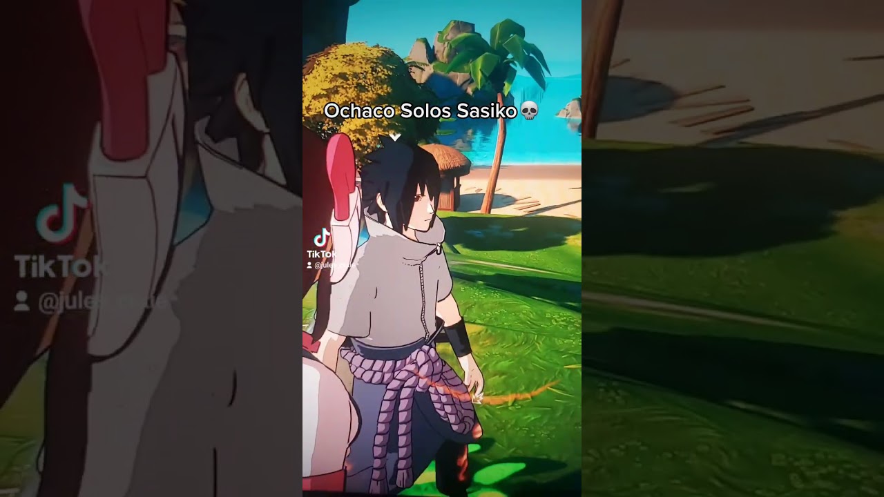 Ochaco Solos Sasuke? 😳 #fortnite #shorts