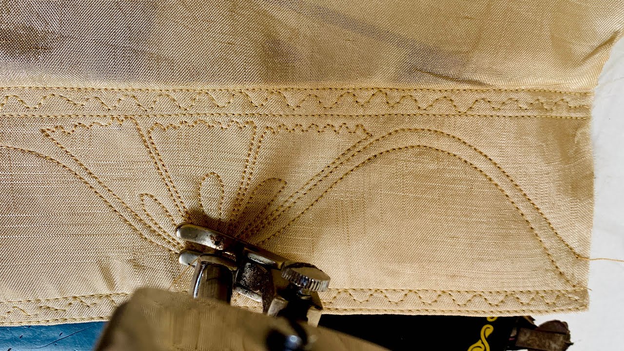 Beautiful Mohri Design | Easi Mohri Design | Simple Mohri Poncha Design | #realikra #sewing #mohri