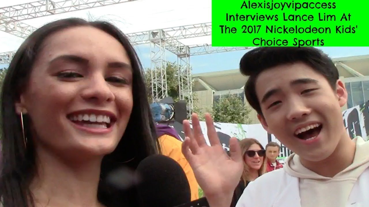 School Of Rock's Lance Lim Interview With Alexisjoyvipaccess - Nickelodeon Kids Choice Sports