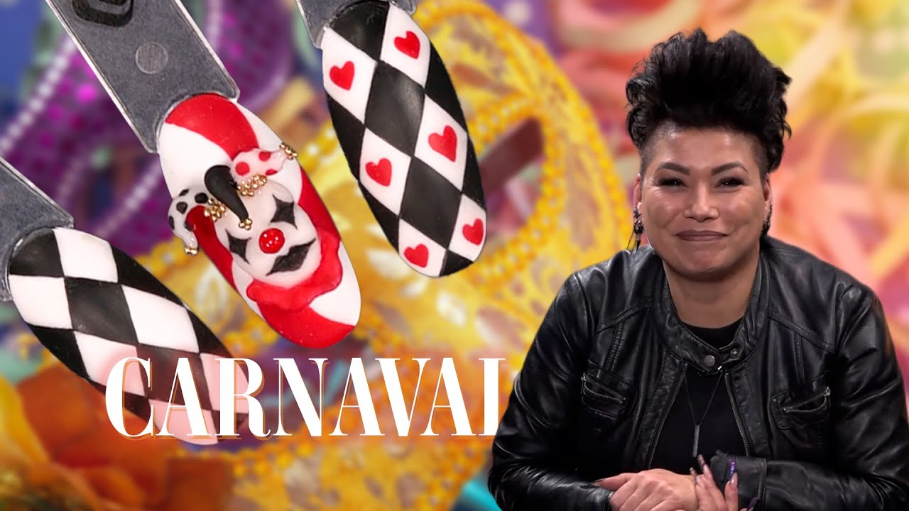 🎭 Carnaval Nail Art met Yessica! 💅🏼