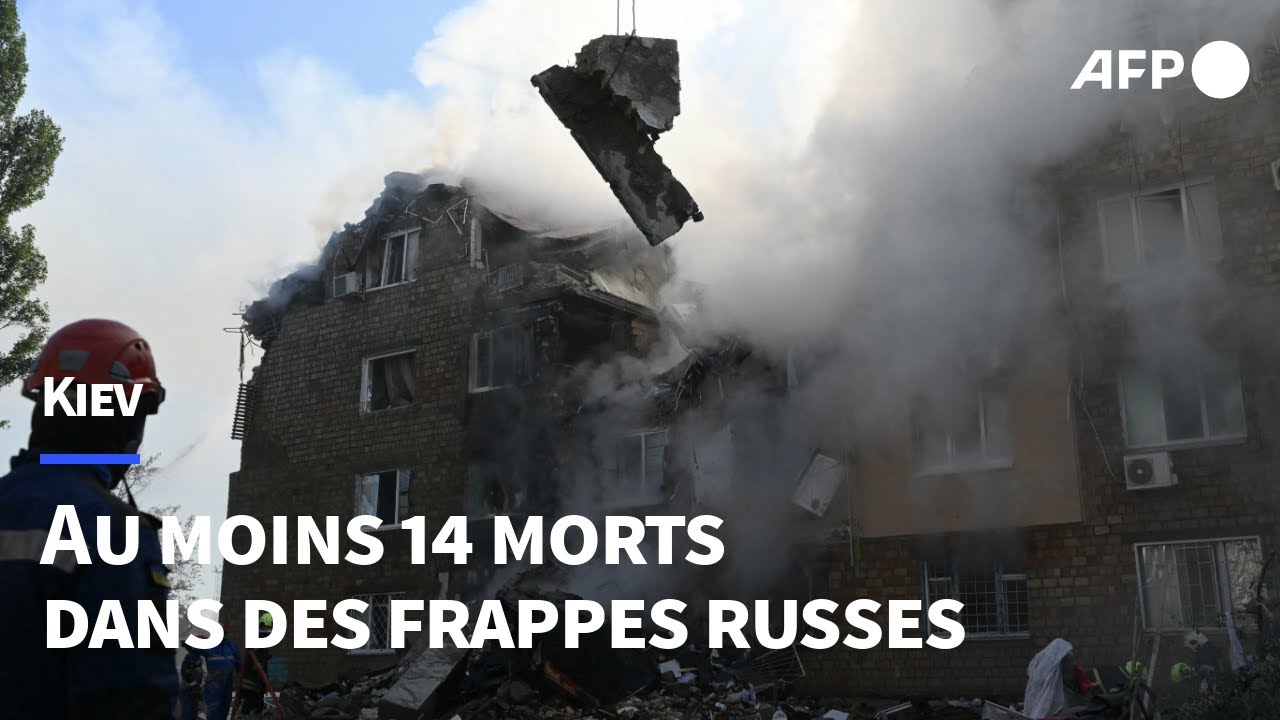 Ukraine: attaque russe massive sur Kiev | AFP