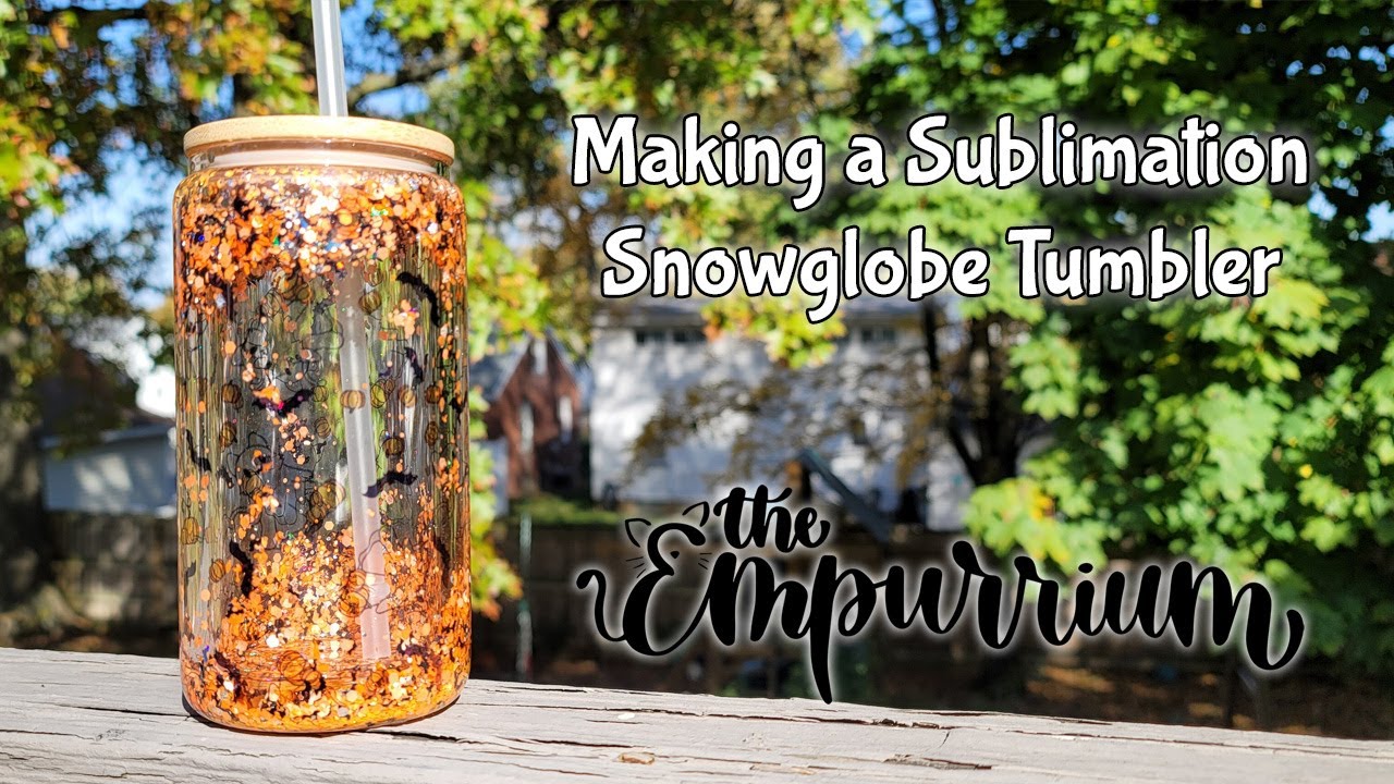 Making a Sublimation Snowglobe Tumbler