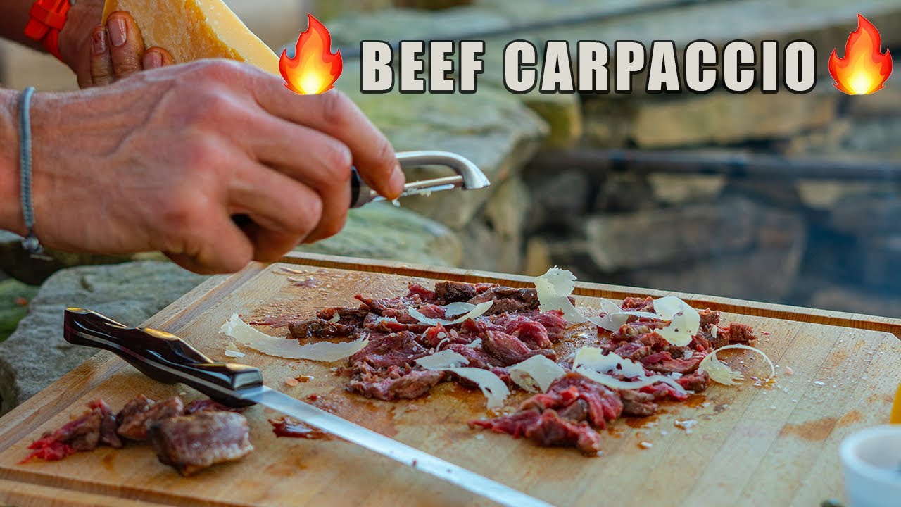 BEEF CARPACCIO....SMOKED OVER THE FIRE!! | ALL ABOUT THE BEEF