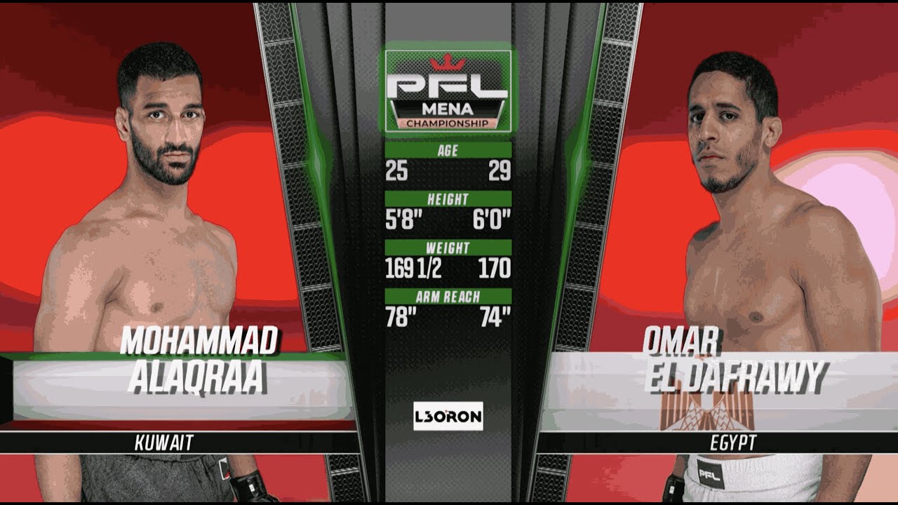 Mohammad Alaqraa VS Omar El Dafrawy | PFL MENA Championship 2024