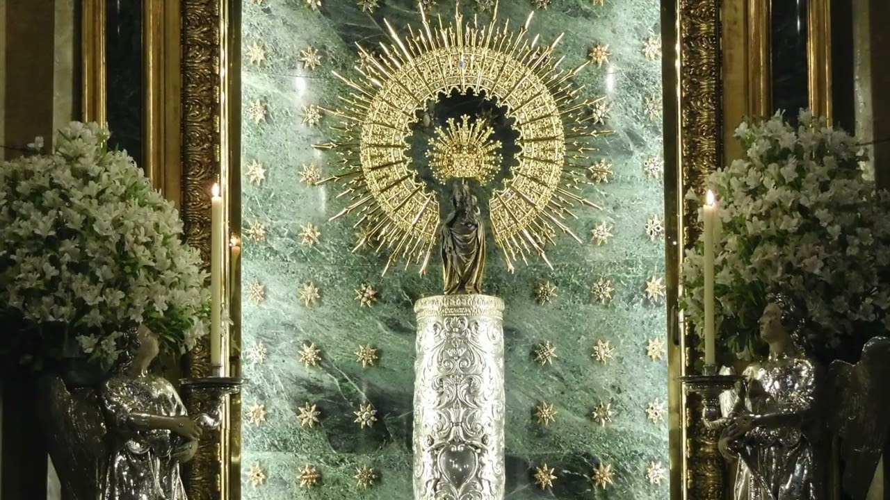Oración para los días 2, 12 y 20 de cada mes de gratitud por la presencia de María en Zaragoza