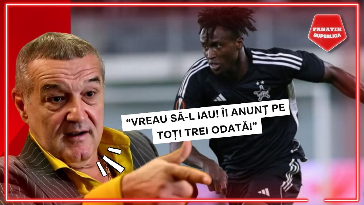 Gigi Becali anunta TREI TRANSFERURI la FCSB | ATACANT de 1,1 milioane si PERLA de la Poli Iasi