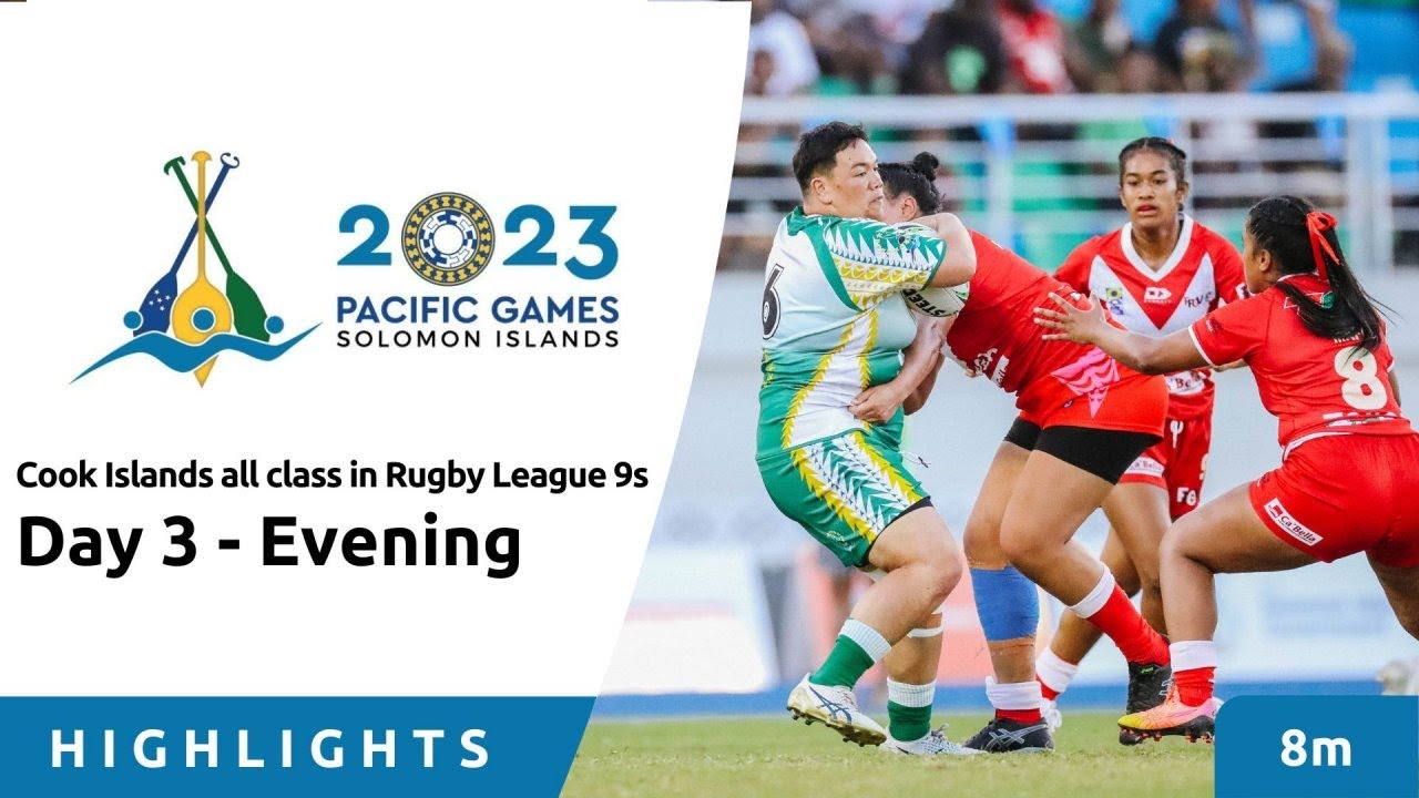 Cook Islands all class in Rugby League 9s | 2023 Pacific Games