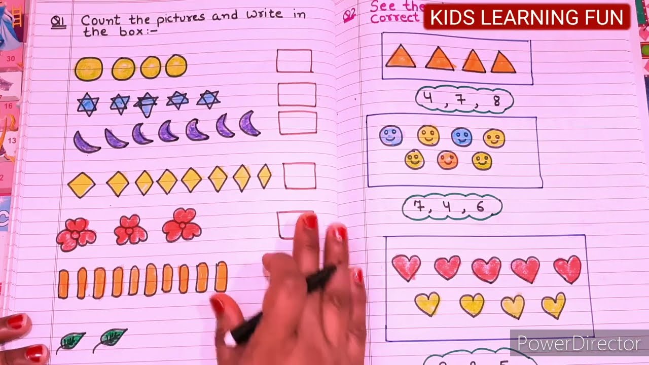 LKG Maths Worksheet/Daily Practice Sheet Of Junior KG Math/LKG Maths Sheet 