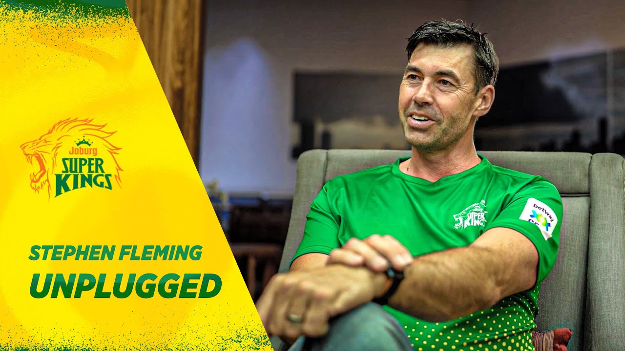 Stephen Fleming UNPLUGGED | Up close and personal with our Super Coach #WhistleForJoburg
