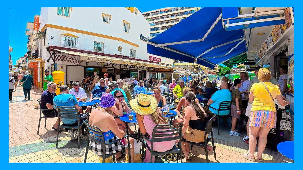 Torremolinos Old Town Spain Malaga Costa del Sol Walk | May 2025