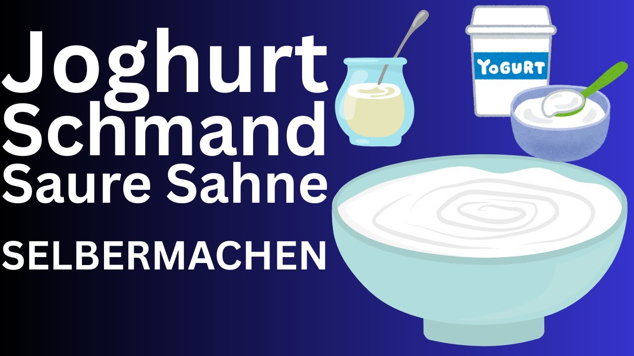 Hausgemachter Joghurt & Saure Sahne sooooooo einfach! #gesundeernährung #mikrobiom