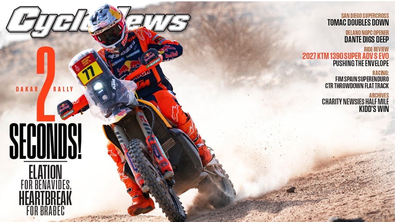 Cycle News News Show Issue 3 - Dakar Rally, Supercross, KTM 1390 SuperAdventure S, and More!