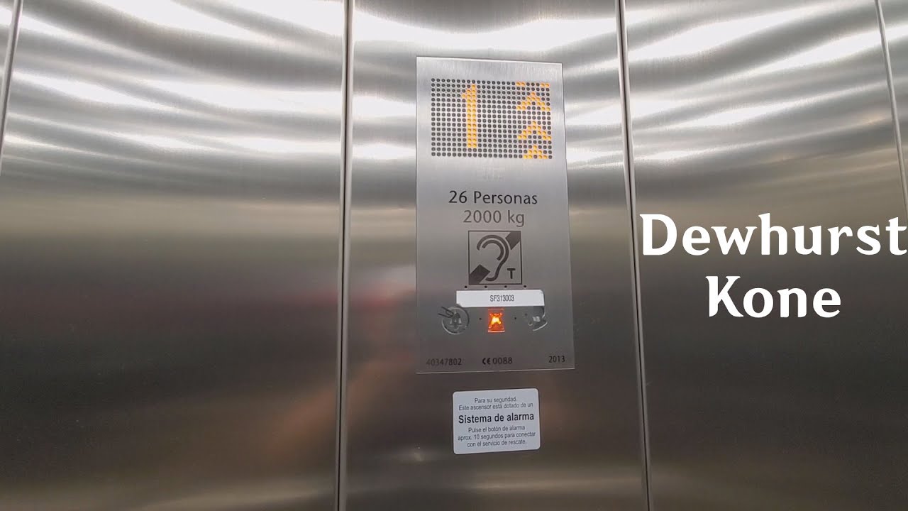 Kone Ecodisc Traction Elevator at Primark, Centro Comercial Plenilunio - Madrid, Spain