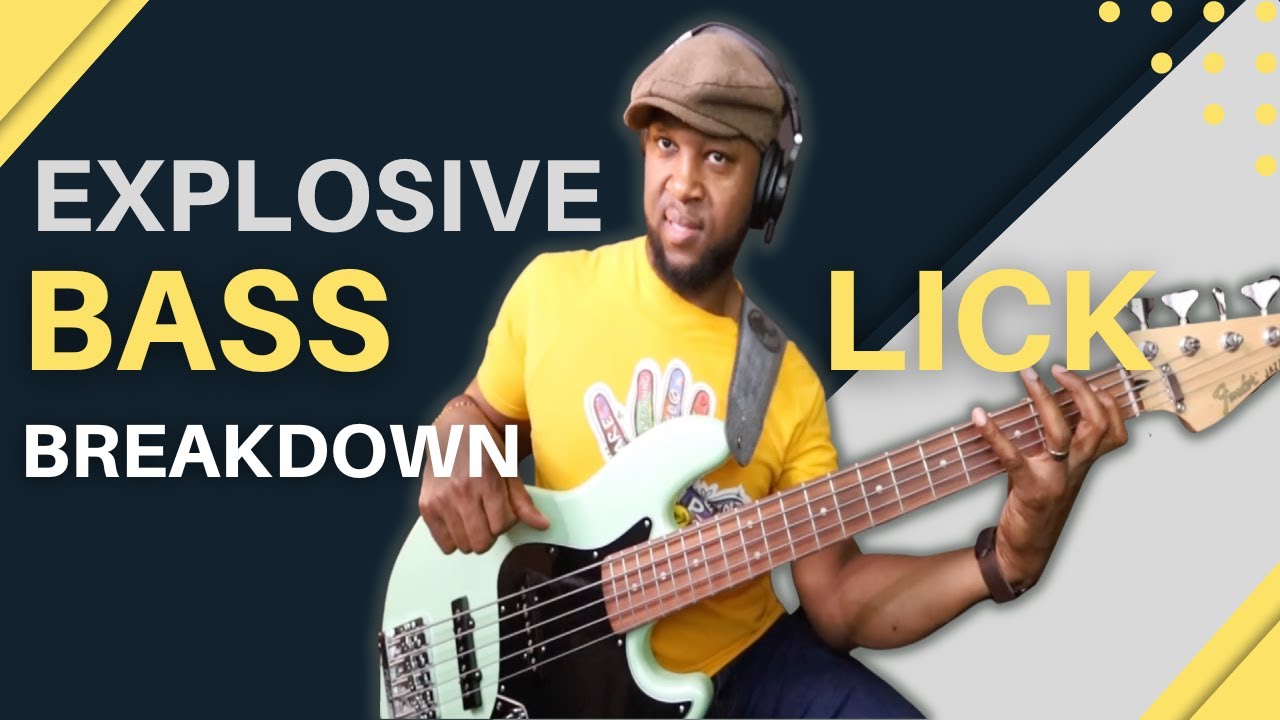 Explosive Bass Lick Breakdown | 1 Min Lick 14 Breakdown1