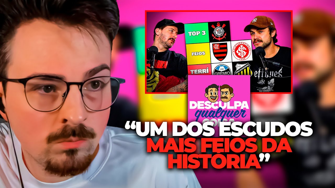 QUAL O ESCUDO MAIS BONITO DO FUTEBOL? - DESCULPA QUALQUER COISA | SPIDER REAGE
