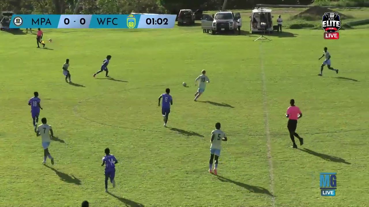 Mount Pleasant FA vs Waterhouse FC | KFC U18 Elite Cup Match Day 2