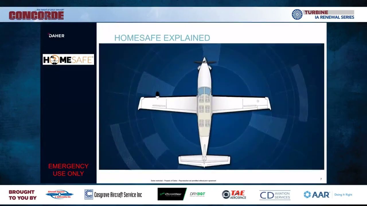 HomeSafe - TBM Emergency Autoland system presented by Alejandro Prem