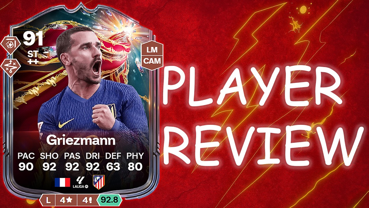 EA SPORT FC 26: ANTOINE GRIEZMANN 91 KNOCKOUT ROYALTY PLAYER REVIEW