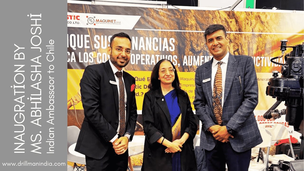 Indian Ambassador Inaugurates Our Stall at EXPOMIN 2025- A Proud Moment for Indian Mining Innovation