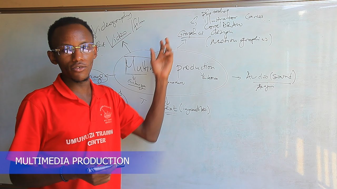 SOBANUKIRWA NEZA, MULTIMEDIA PRODUCTION. UKO BAKORA VIDEO, AUDIO, GRAPHICS N'IBINDI. MULTIMEDIA PRO.