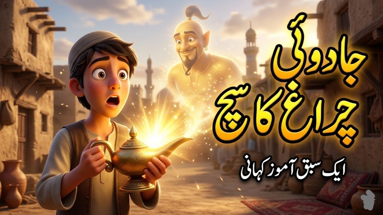 الادین کا جادوئی چراغ | Aladdin and the Magic Lamp  | Hindi & story | Toon Kahani