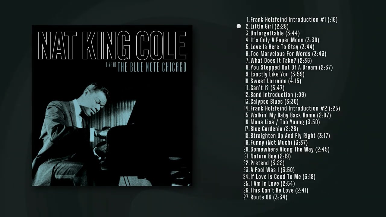 Nat King Cole – Live At The Blue Note Chicago (One-Click Full Album)