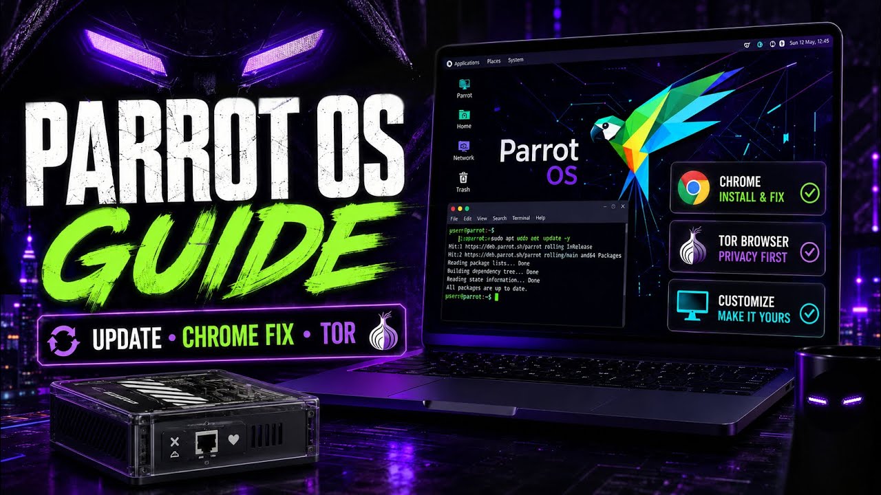 Руководство по Parrot OS для начинающих: как обновить систему, настроить её, установить Chrome и ...