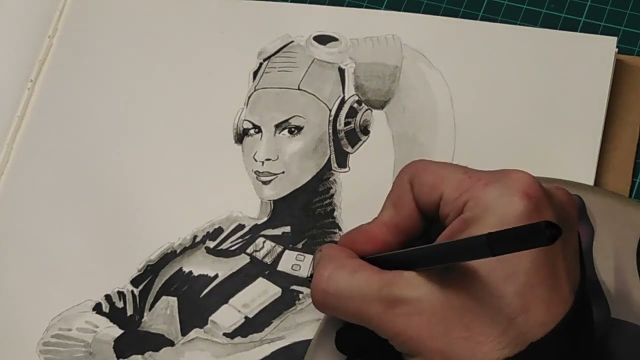 Рисую Гера Синдулла из звездных Войн / Drawing Hera Syndulla fron Star Wars
