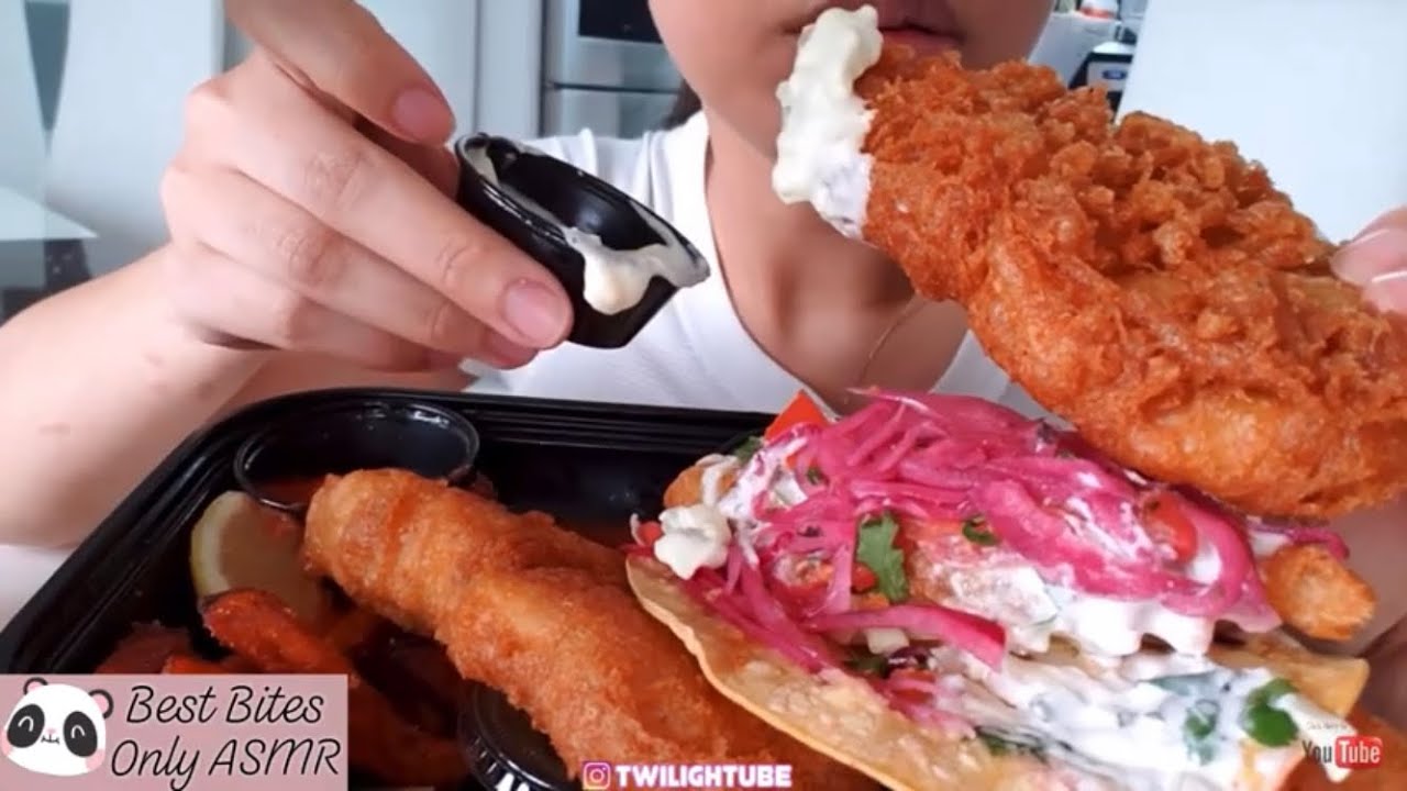 Best Bites Only ASMR | Fish ‘n Chips | Twilight ASMR