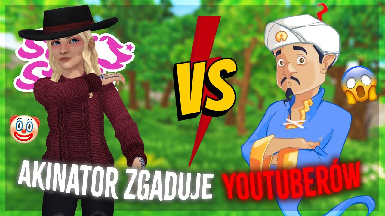 JAKICH  YOUTUBERÓW SSOWYCH ZGADNIE AKINATOR?