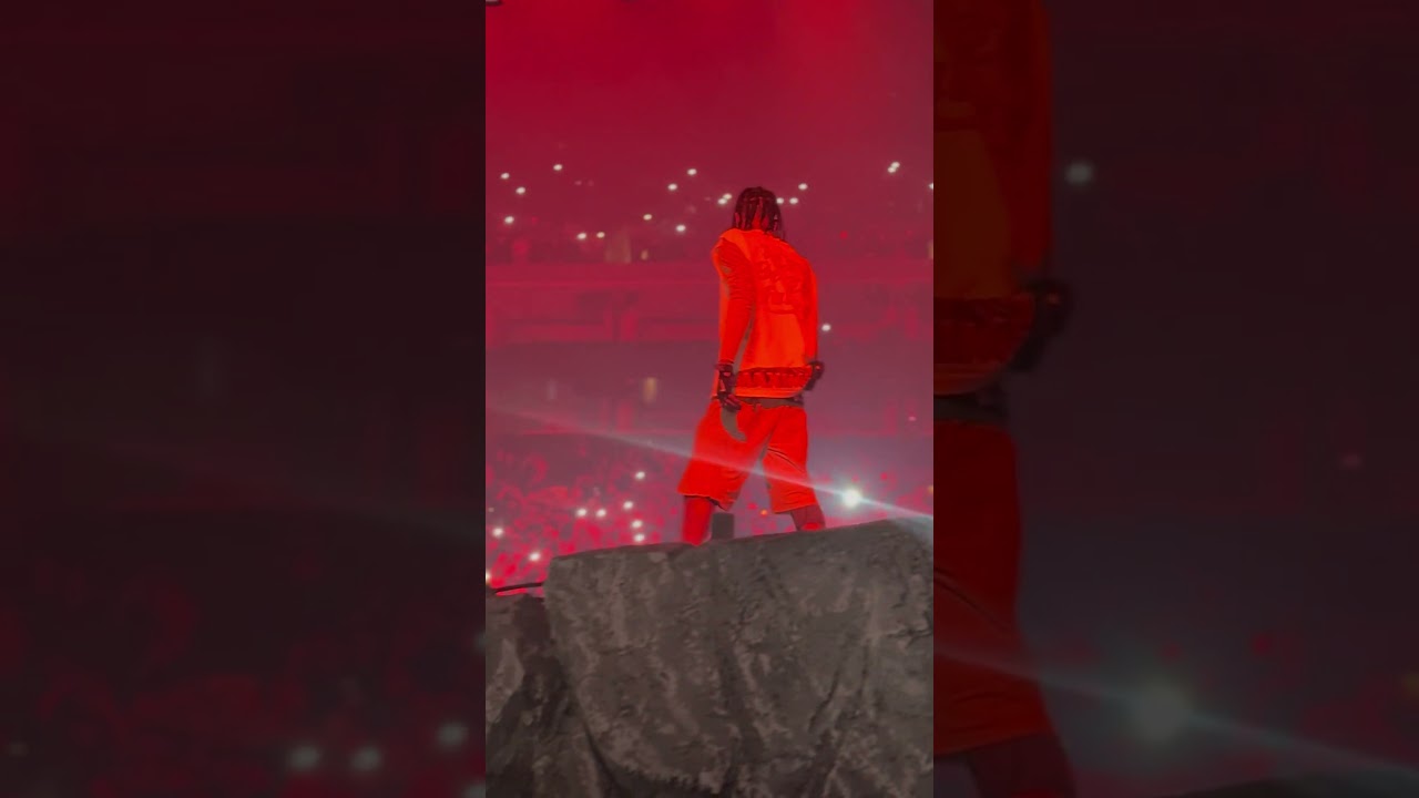 TRAVIS SCOTT &ldquo;Meltdown&rdquo; LIVE! Front Row Cinematic Camera. (Utopia Tour)