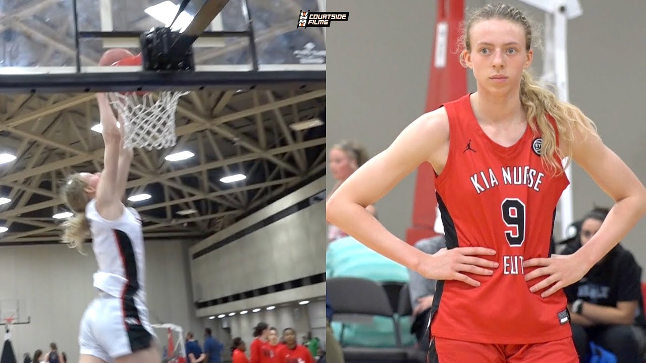 THIS GIRL CAN DUNK BETTER THAN YOU!! Sophomore Toby Fournier is NEXT UP!