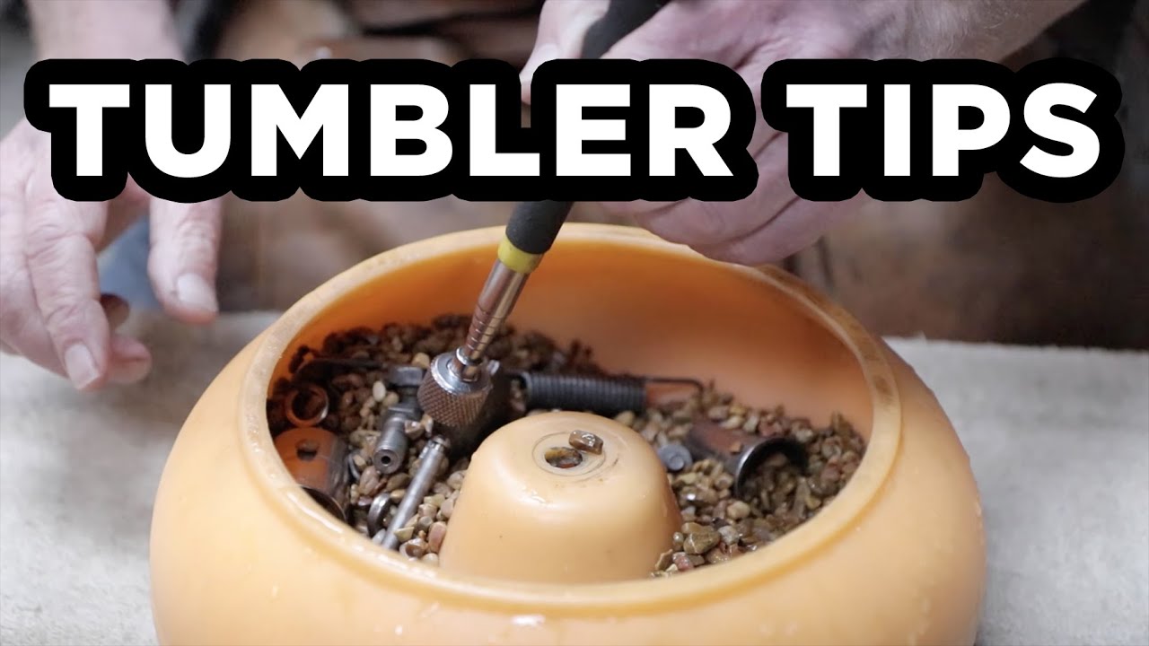 Tumbler tips for cleaning small parts