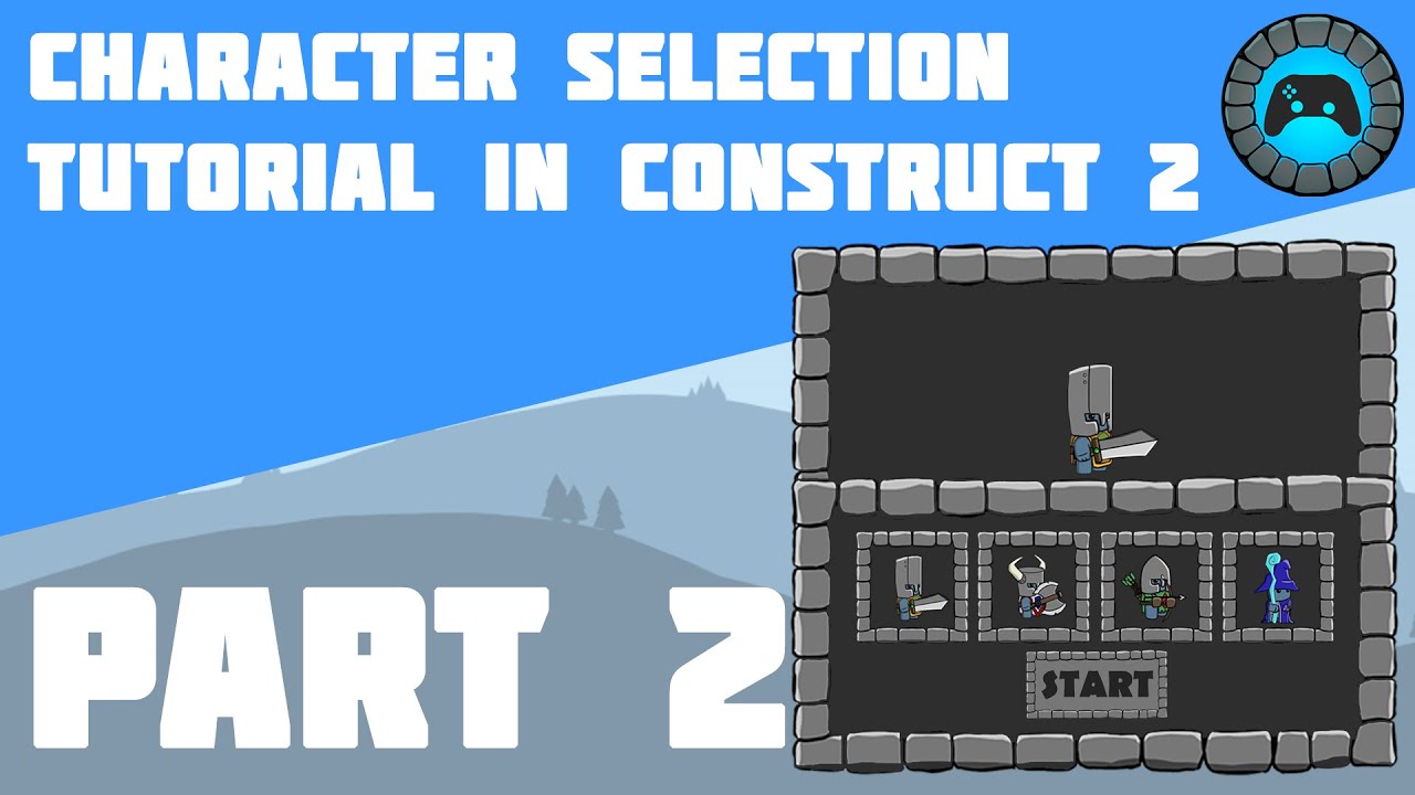 Character selection tutorial in Construct 2 Part 2