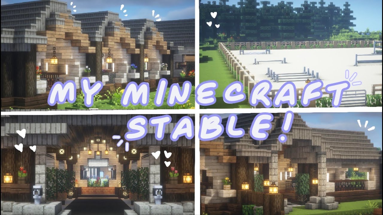 My Minecraft Stable Tour! 🐴 || 🔆New Stables, Arena, Pasture, + More🔆 || Minecraft SWEM Equestrian 🌟