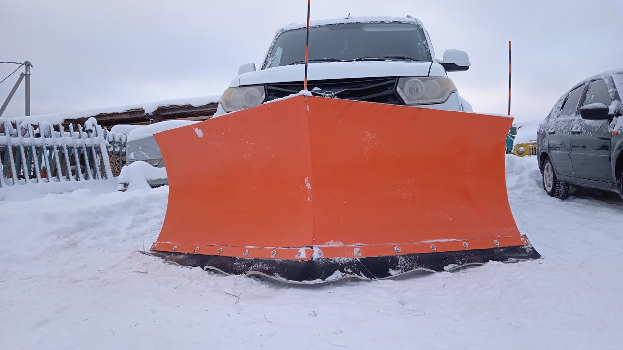 Самодельный отвал на УАЗ ПАТРИОТ... 1 Часть...