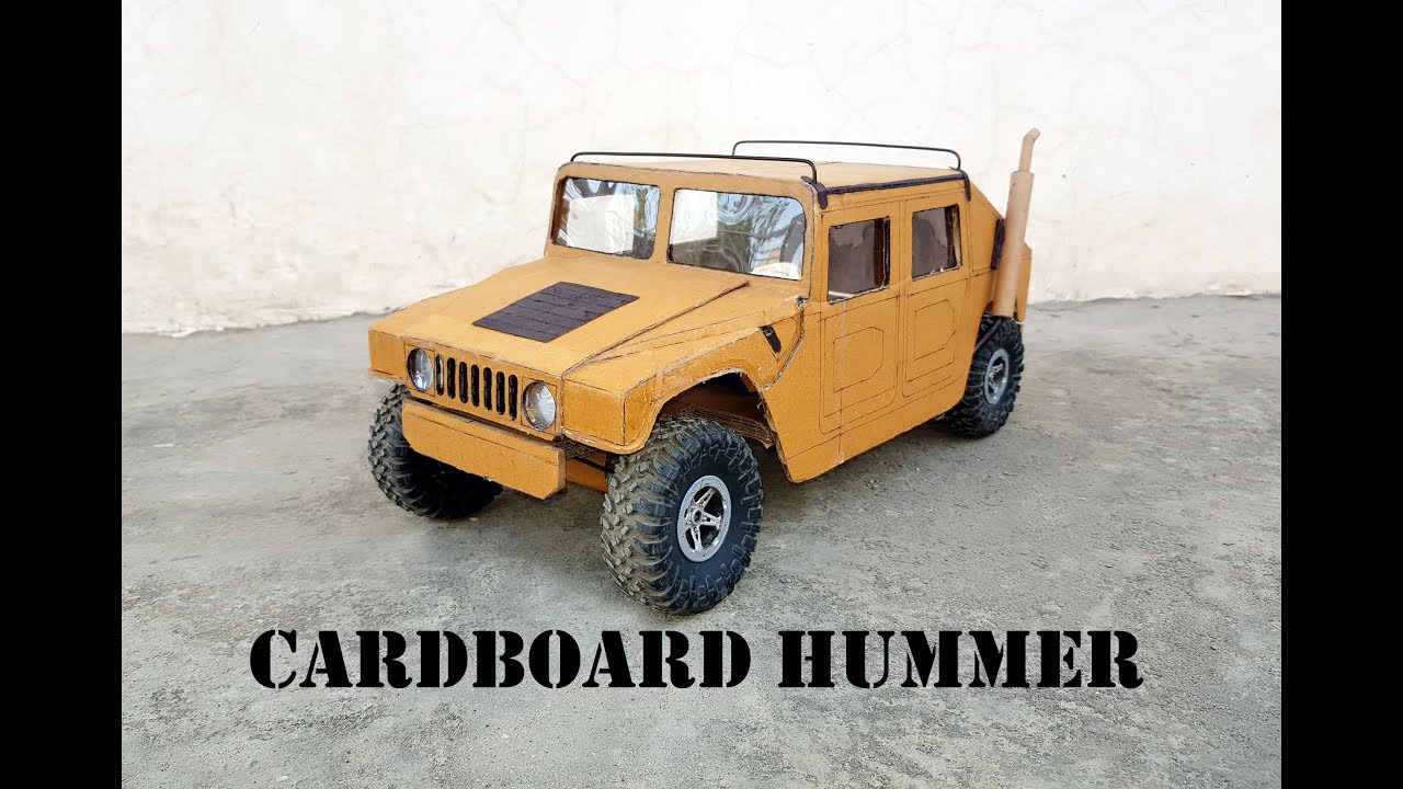 WOW! Super RC Hummer Car (Humvee) || How to make RC Hummer H1 out of cardboard || DIY at home