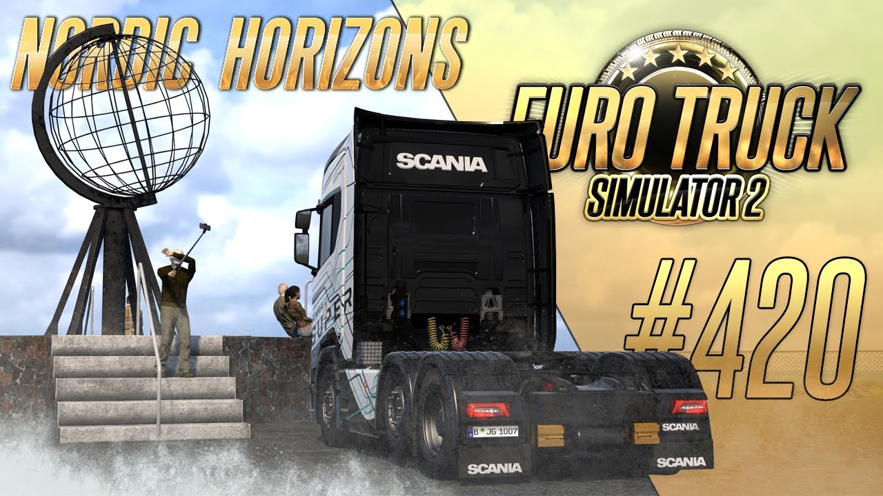 САМАЯ СЕВЕРНАЯ ТОЧКА ВСЕЙ ИГРЫ. КРАЙ КАРТЫ — Euro Truck Simulator 2: Nordic Horizons [#420]