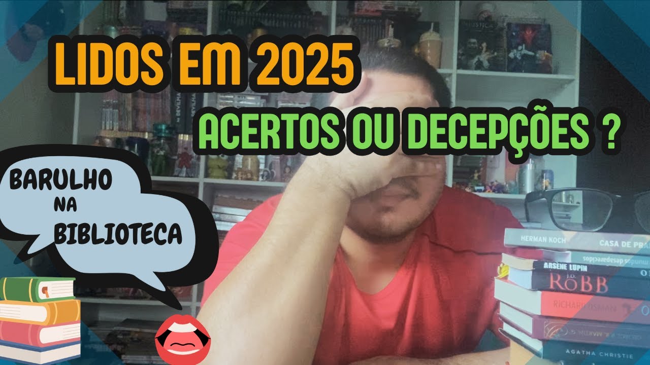 Como li em 2025 (pouco e sem noção)