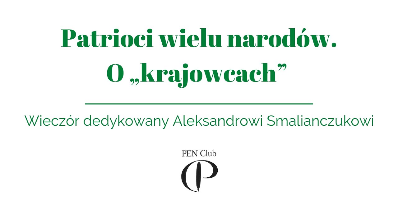 Patrioci wielu narod&oacute;w. O &bdquo;krajowcach&rdquo;